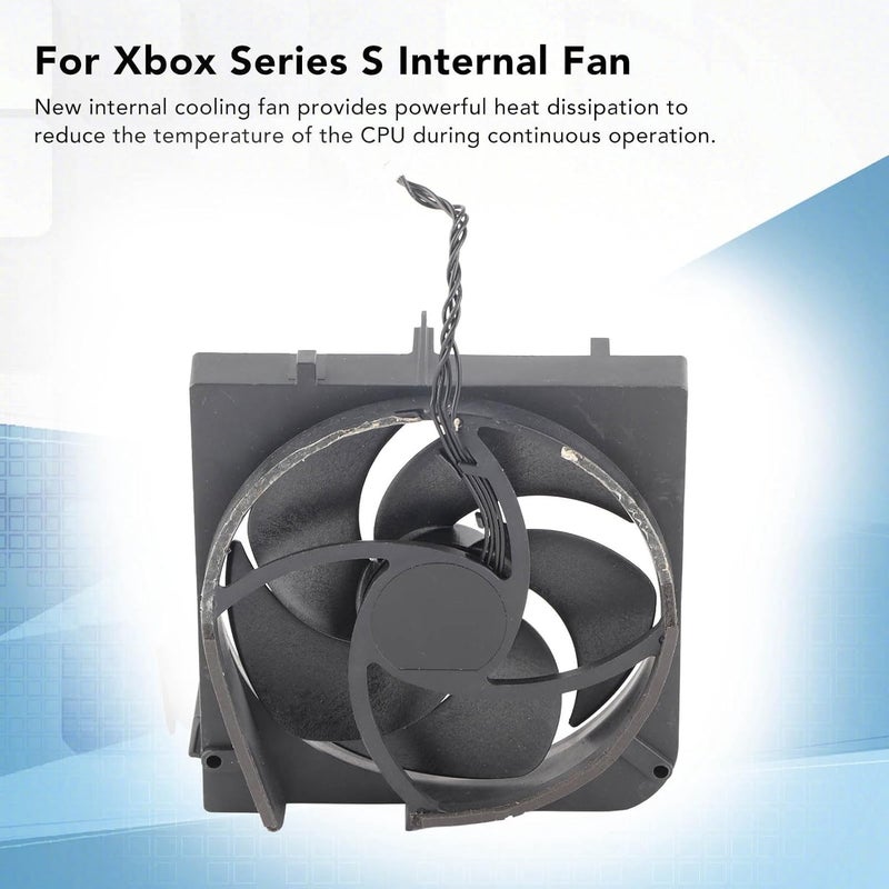 ciciglow Game Console Internal Cooling Fan for Series S High Performance Replacement 4 Pin Power Connection Fan Accessory - Image 2